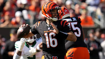 Former New York Jets quarterback Joe Flacco