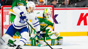 The Maple Leafs are home favorites to the Wild in Wednesday night NHL action.