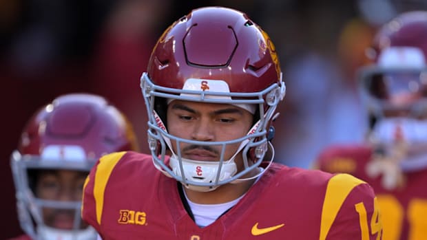 USC trojans lincoln riley college football playoff Recruiting Transfer NIL Jayden Maiava Michigan Wolverines Heisman Trophy 