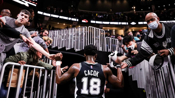 San Antonio Spurs Devontae Cacok