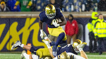 Jeremiyah Love and Notre Dame are favored against Pittsburgh on Friday.