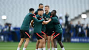 Liverpool FC Training Session And Press Conference - UEFA Champions League Final 2021/22