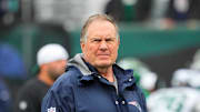 New England Patriots head coach Bill Belichick on the sidelines in 2023.