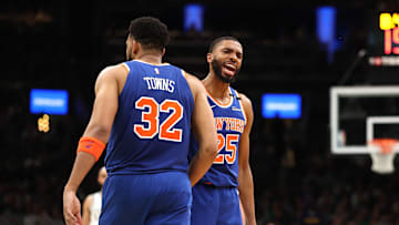 New York Knicks v Boston Celtics - Game One
