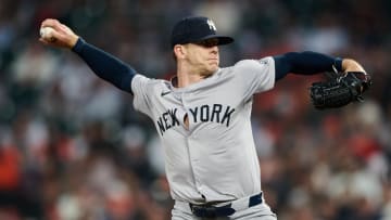 Jun 1, 2024; San Francisco, California, USA; New York Yankees pitcher Ian Hamilton (71) throws a pitch against the San Francisco Giants during the sixth inning at Oracle Park. Mandatory Credit: Robert Edwards-USA TODAY Sports