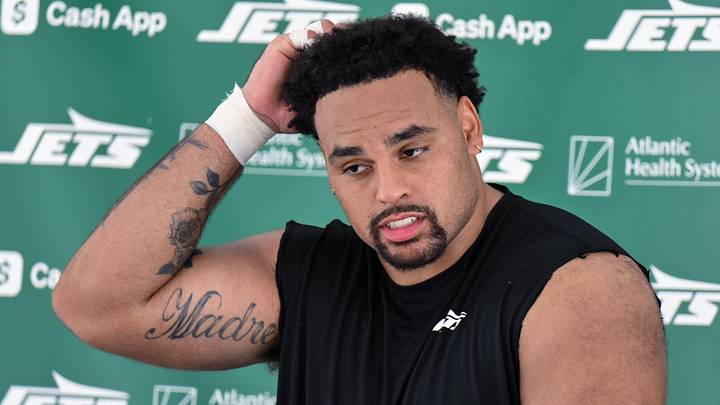 New York Jets guard Alijah Vera-Tucker
