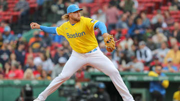 Sep 29, 2022; Boston, Massachusetts, USA; Boston Red Sox relief pitcher Kaleb Ort (61) delivers a pitch during a game against the Baltimore Orioles at Fenway Park