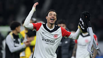 Hugo Ekitike has been in good spirits and fine form for Eintracht Frankfurt this season