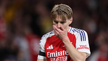 Martin Odegaard struggled to have an impact in the first leg