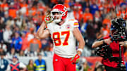 Kansas City Chiefs tight end Travis Kelce set the all-time franchise record for total touchdowns.