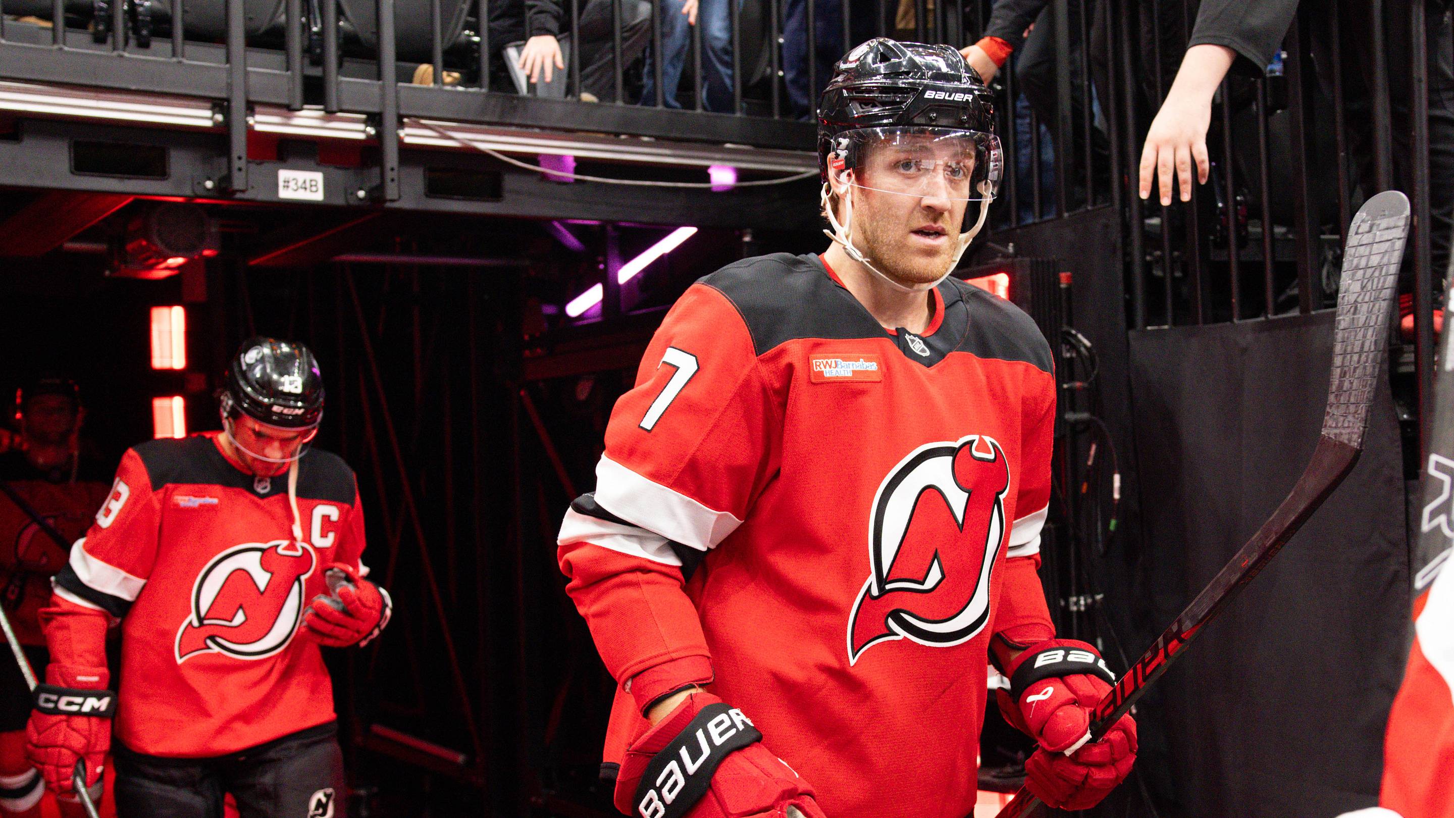 Which Devils get pushed out of the defense corps to upgrade the back end?