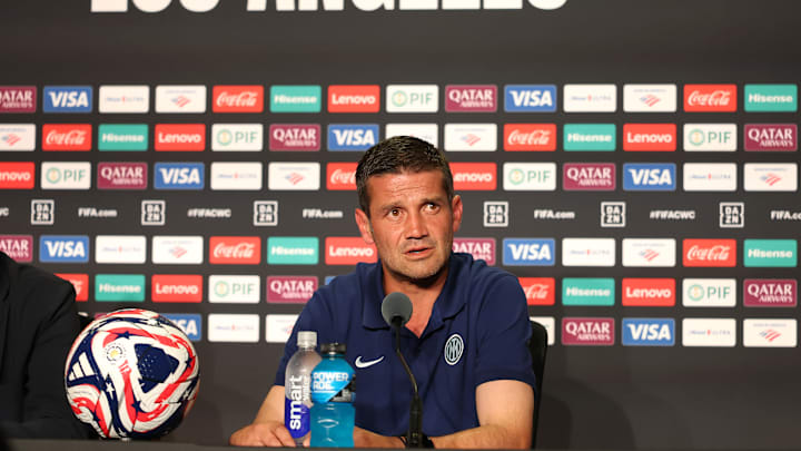FC Internazionale Milano Training Session And Press Conference - FIFA Club World Cup 2025 FC Internazionale Milano Training Session And Press Conference - FIFA Club World Cup 2025