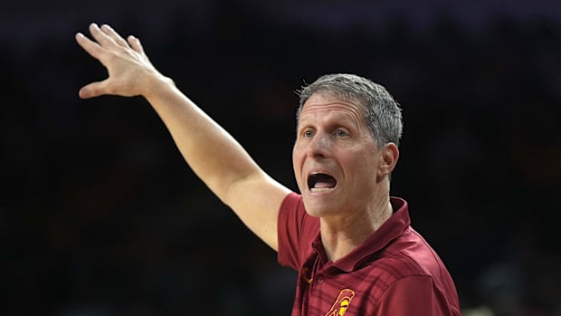 USC trojans Eric Musselman college basketball Recruiting Transfer Kansas Jayhawks Gabe Nesmith Gene Roebuck Javon Bardwell 