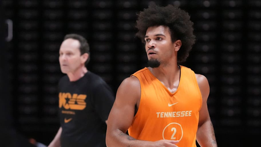 Ja’Kobi Gillespie during basketball practice.