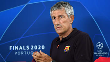 Quique Setién a entrainé le Barça en 2020.