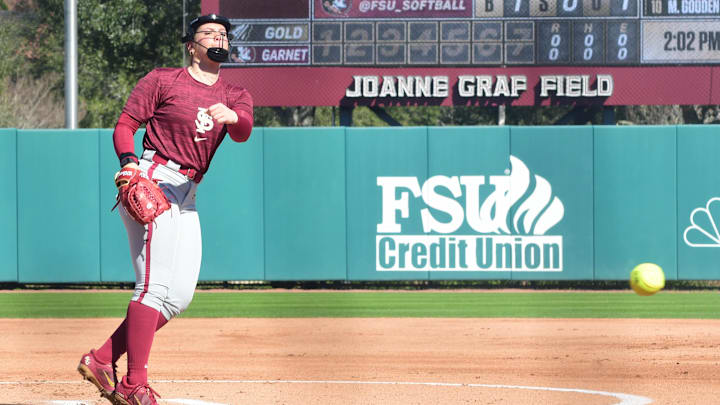 Florida State softball played its annual Garnet & Gold Scrimmage on Saturday, Feb. 3, 2024 at JoAnne Graf Field.