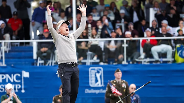 Bernhard Langer holed the winning putt in a playoff at last year's PNC Championship. Bernhard Langer holed the winning putt in a playoff at last year's PNC Championship.