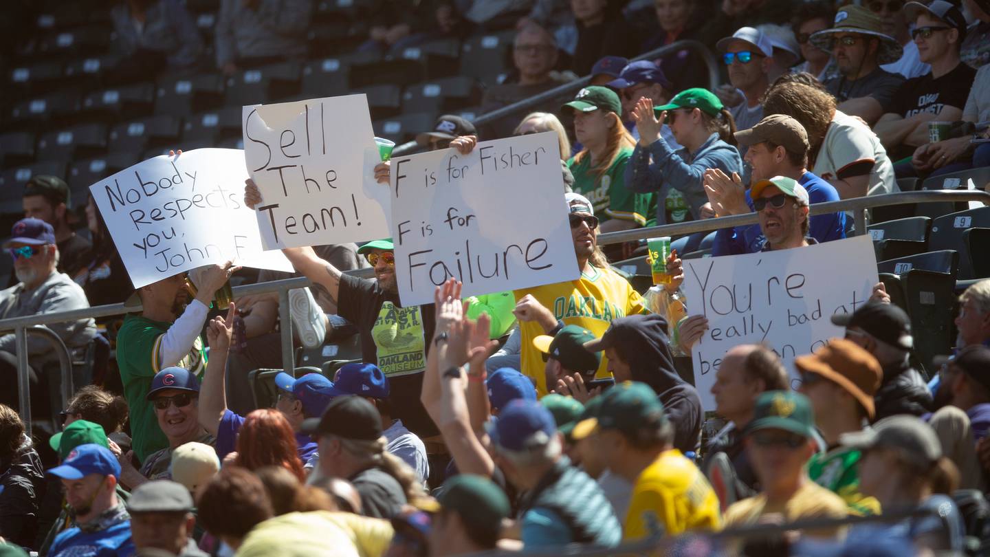 Right on time: Sacramento A's fans are already furious at John Fisher - Vimarsana News