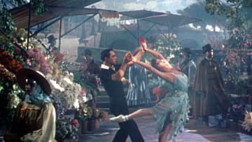 TCM Big Screen Classics Presents 'An American In Paris'.. Gene Kelly and Leslie Caron sing and dance to the music of George and Ira Gershwin in this winner of six Academy Awards®, including Best Picture.. Image Courtesy Fathom Events and Turner Classic Movies