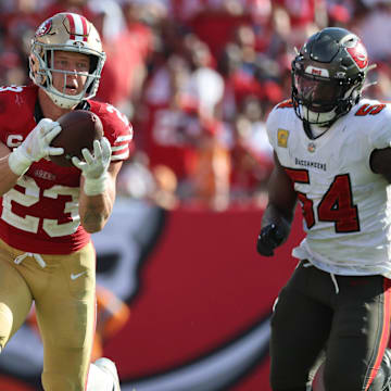 The 49ers are road underdogs against the Buccaneers in Week 6 of the NFL season.