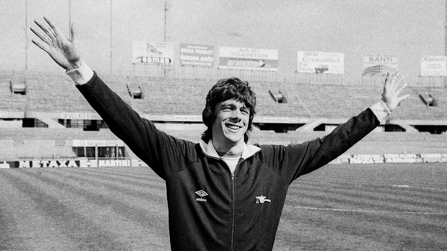 David O’Leary with outstretched arms.