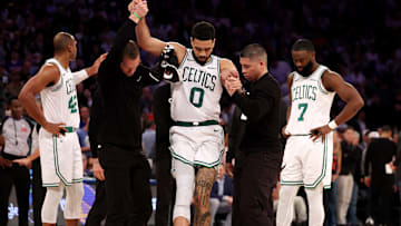 Boston Celtics, Jayson Tatum, New York Knicks, Jayson Tatum injury, Game 4
