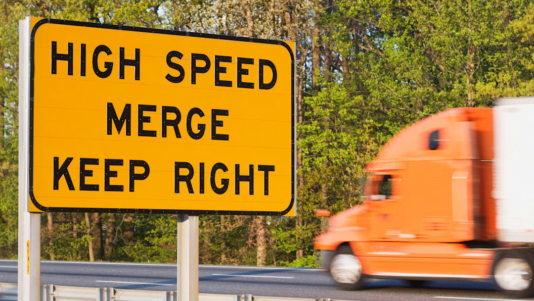 Highway merging can be hazardous.