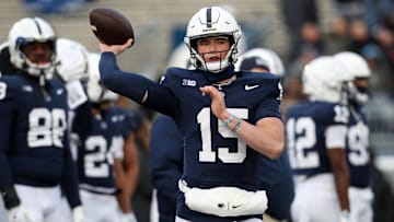 Penn State Nittany Lions quarterback Drew Allar (15)