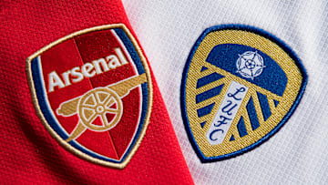 The Arsenal and Leeds United Club Badges...