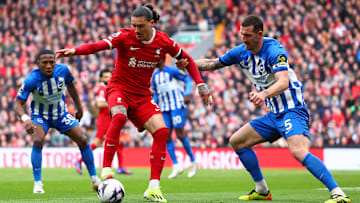 Darwin Núñez tem um gol em seis jogos na Premier League