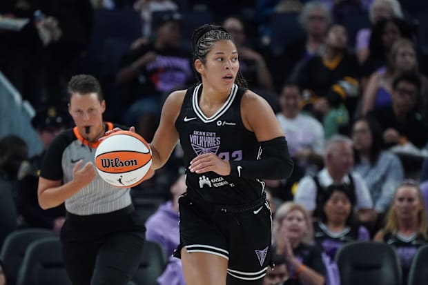 Golden State Valkyries guard Veronica Burton. 