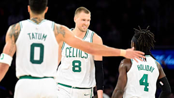 Boston Celtics, Dallas Mavericks, Brooklyn Nets, Jrue Holiday, Kristaps Porzingis, NBA Trade Rumors, Daniel Gafford, PJ Washington