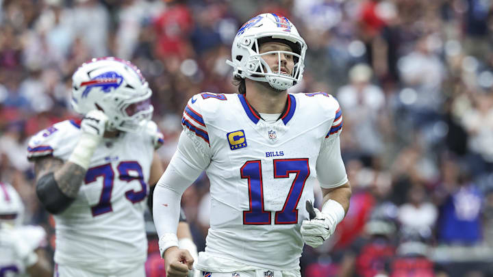Josh Allen and the Bills had a rough showing Sunday against the Texans.