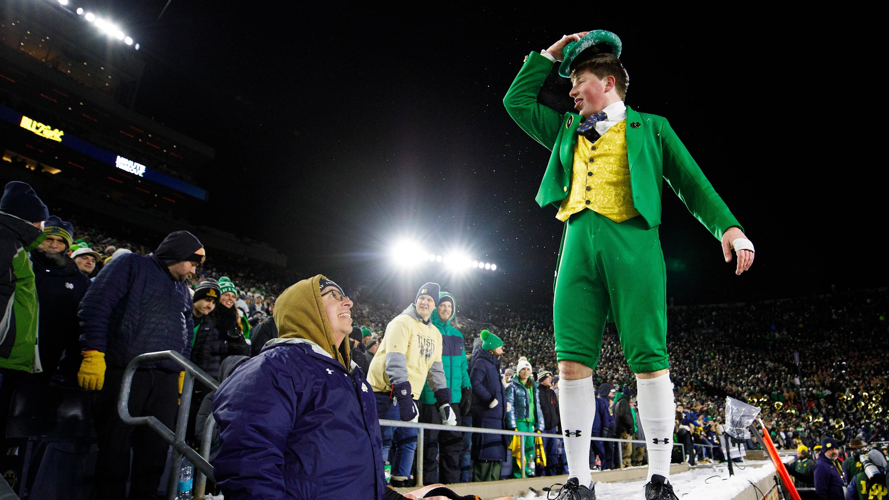 Notre Dame unveils incredible 'Football Leprechaun' logo & the internet goes wild