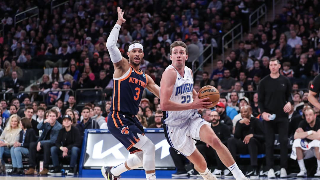 Franz Wagner will be wearing a mask for the next few games after fracturing his nose in Monday's win over the Portland Trail Blazers.