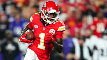 Kansas City Chiefs rookie receiver Xavier Worthy