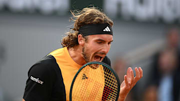 Stefanos Tsitsipas at the French Open