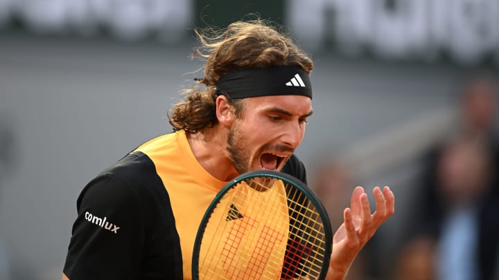 Stefanos Tsitsipas at the French Open