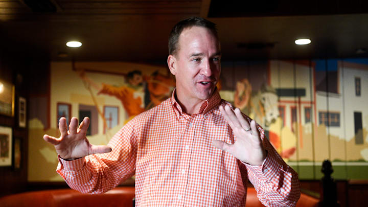 Peyton Manning shows off his new Saloon 16 at the new University of Tennessee-themed Graduate Hotel located at 1706 Cumberland Ave. in Knoxville, Wednesday, August 12, 2020.
