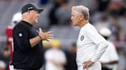Las Vegas Raiders offensive coordinator Chip Kelly was fired after the Week 12 loss to the Cleveland Browns. 