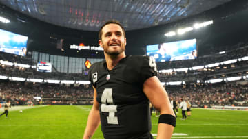 Former Raiders QB Derek Carr.