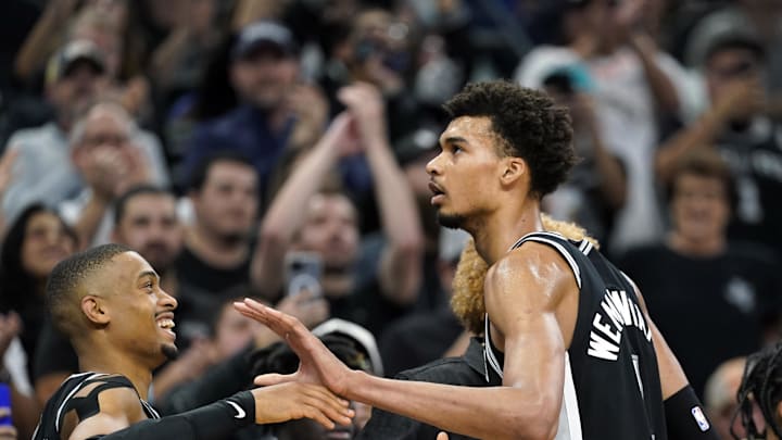 Victor Wembanyama scored a career-high 50 points in Wednesday's win over the Wizards. Victor Wembanyama scored a career-high 50 points in Wednesday's win over the Wizards.