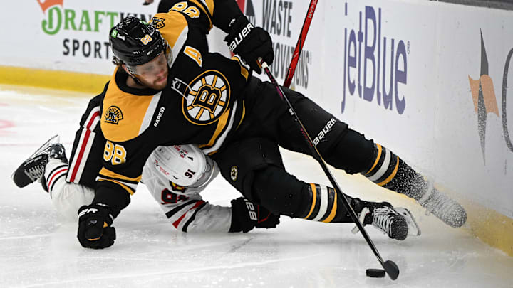 Chicago Blackhawks v Boston Bruins