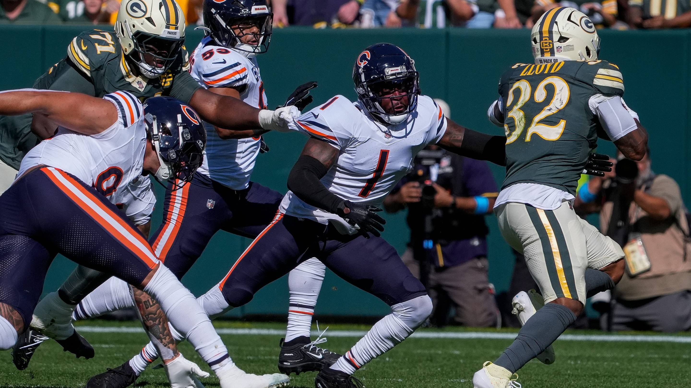 Bears Report Card for Week 5 Vs. Packers: Last in the NFC North Again