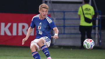Eintrachts Ritsu Doan im Trikot der Samurai Blue Eintrachts Ritsu Doan im Trikot der Samurai Blue