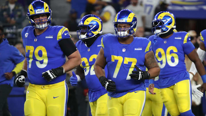 NFC Wild Card Playoffs: Los Angeles Rams Alaric Jackson and Rob Havenstein