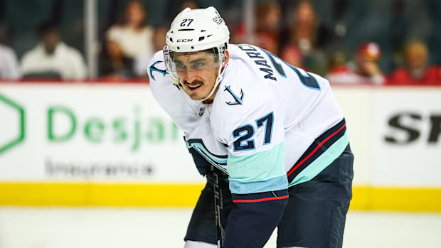 Seattle Kraken left wing Mason Marchment
