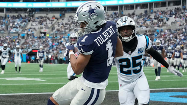 Dallas Cowboys receiver Jalen Tolbert.