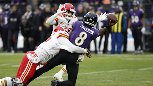 Ravens quarterback Lamar Jackson