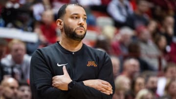 Minnesota Golden Gophers head coach Ben Johnson in the first half against the Indiana Hoosiers at Simon Skjodt Assembly Hall.